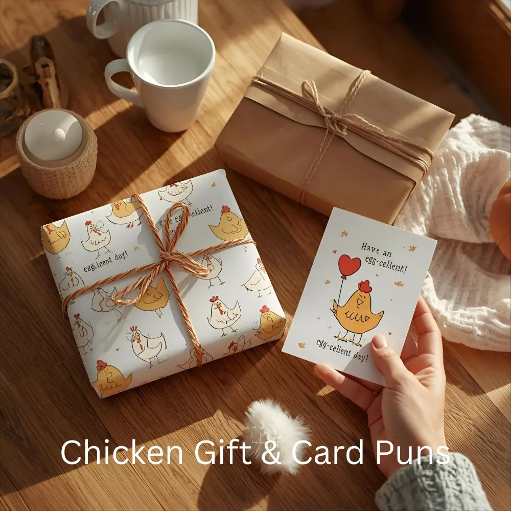  Chicken Gift & Card Puns