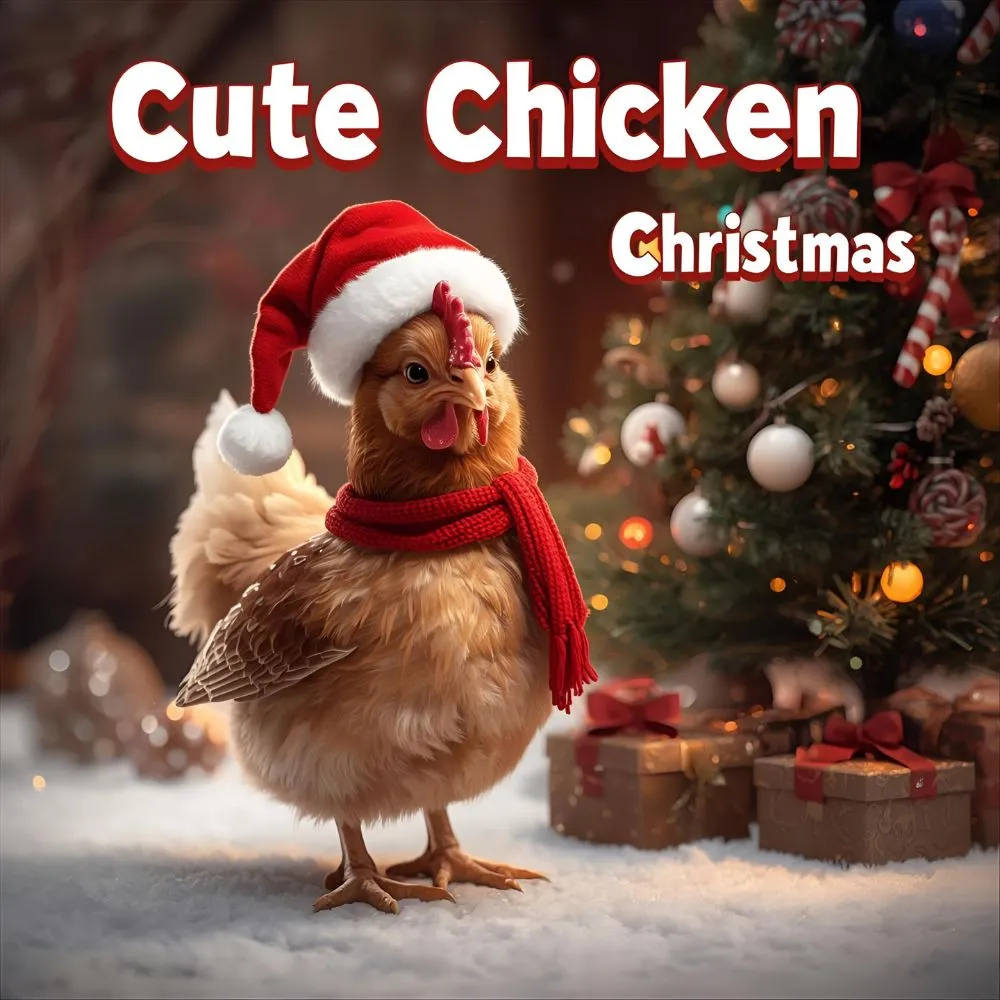 Cute Chicken Christmas Puns