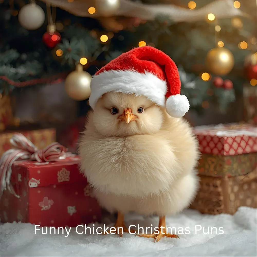 Funny Chicken Christmas Puns
