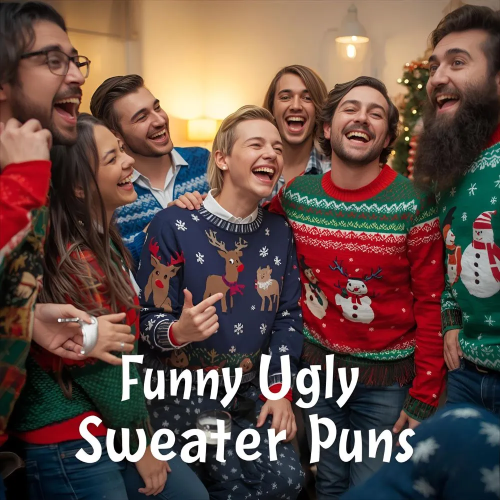 Funny Ugly Sweater Puns 