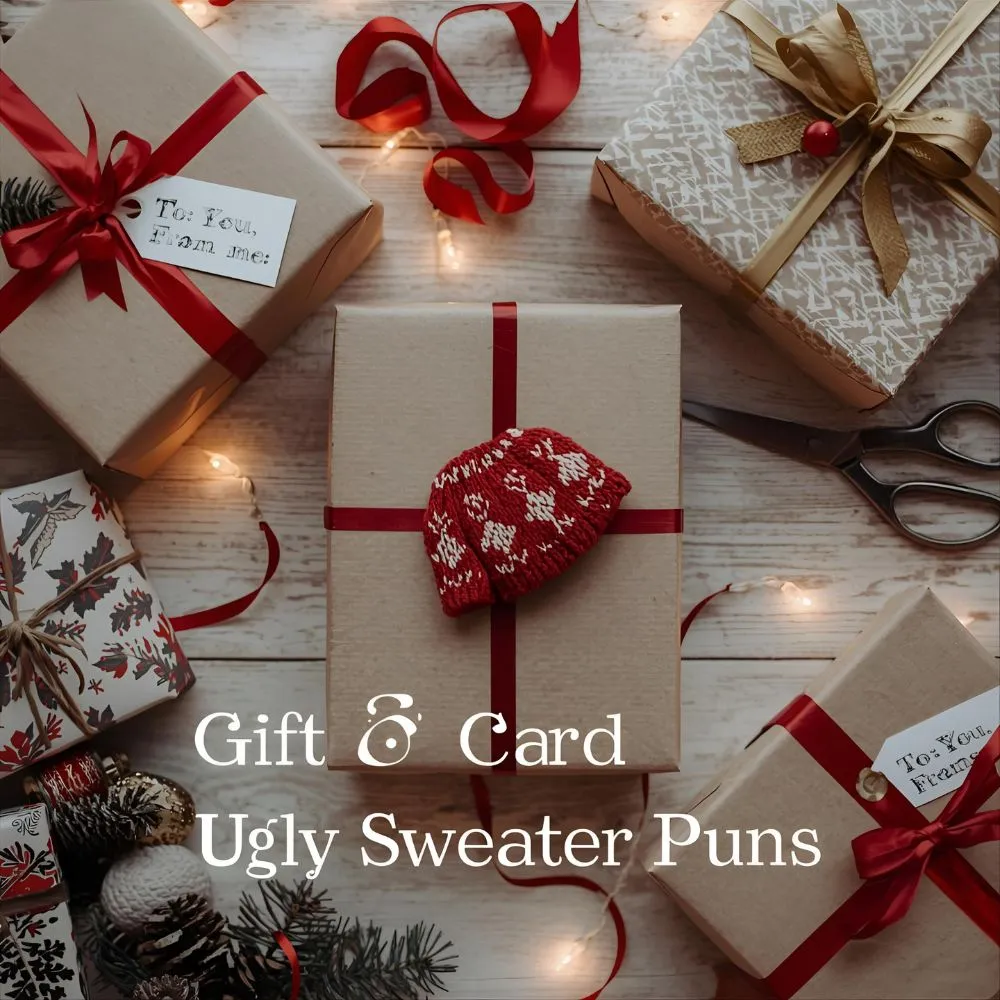 Gift & Card Ugly Sweater Puns