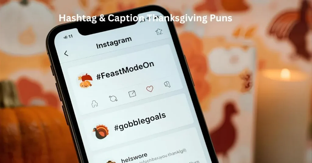 Hashtag & Caption Thanksgiving Puns 