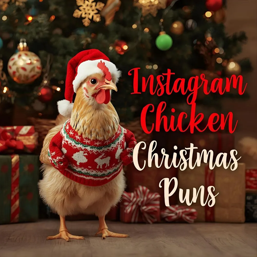 Instagram Chicken Christmas Puns