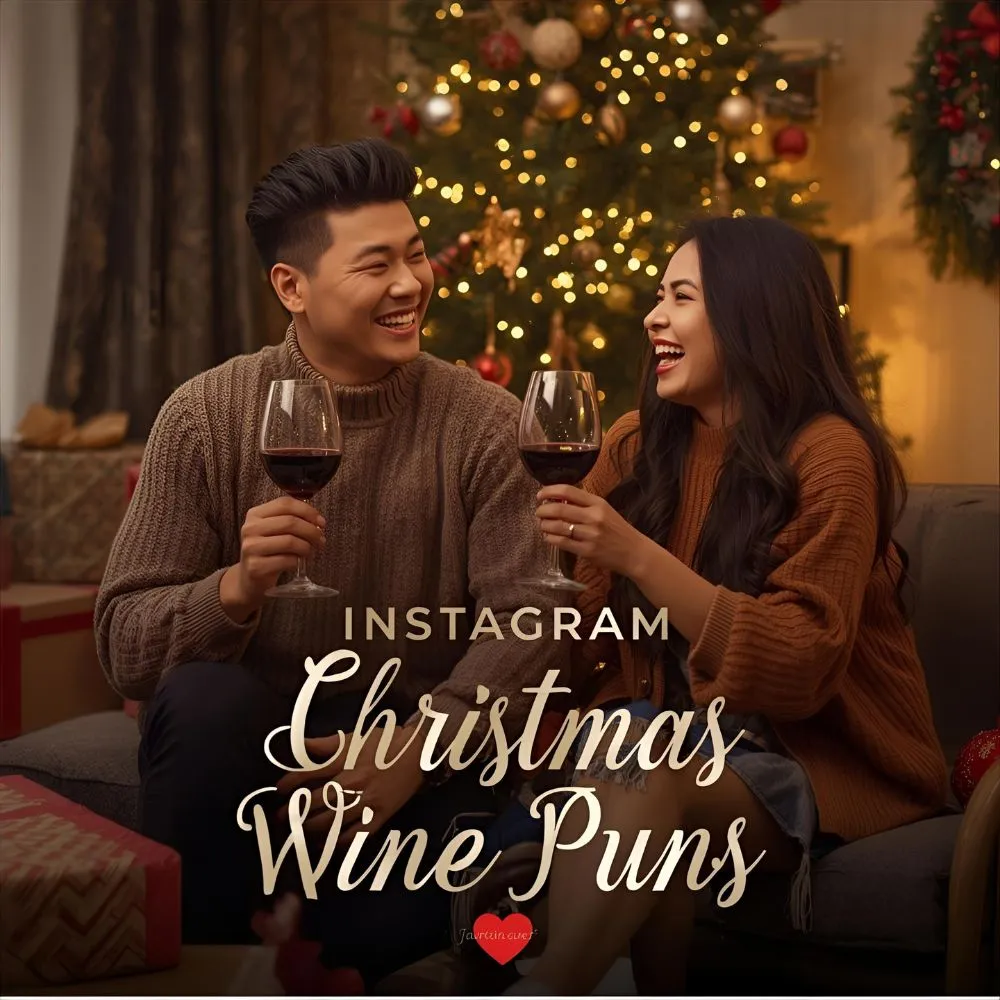 Instagram Christmas Wine Puns