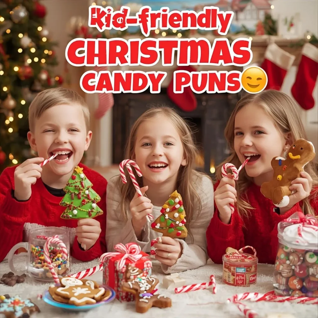 Kid-Friendly Christmas Candy Puns 
