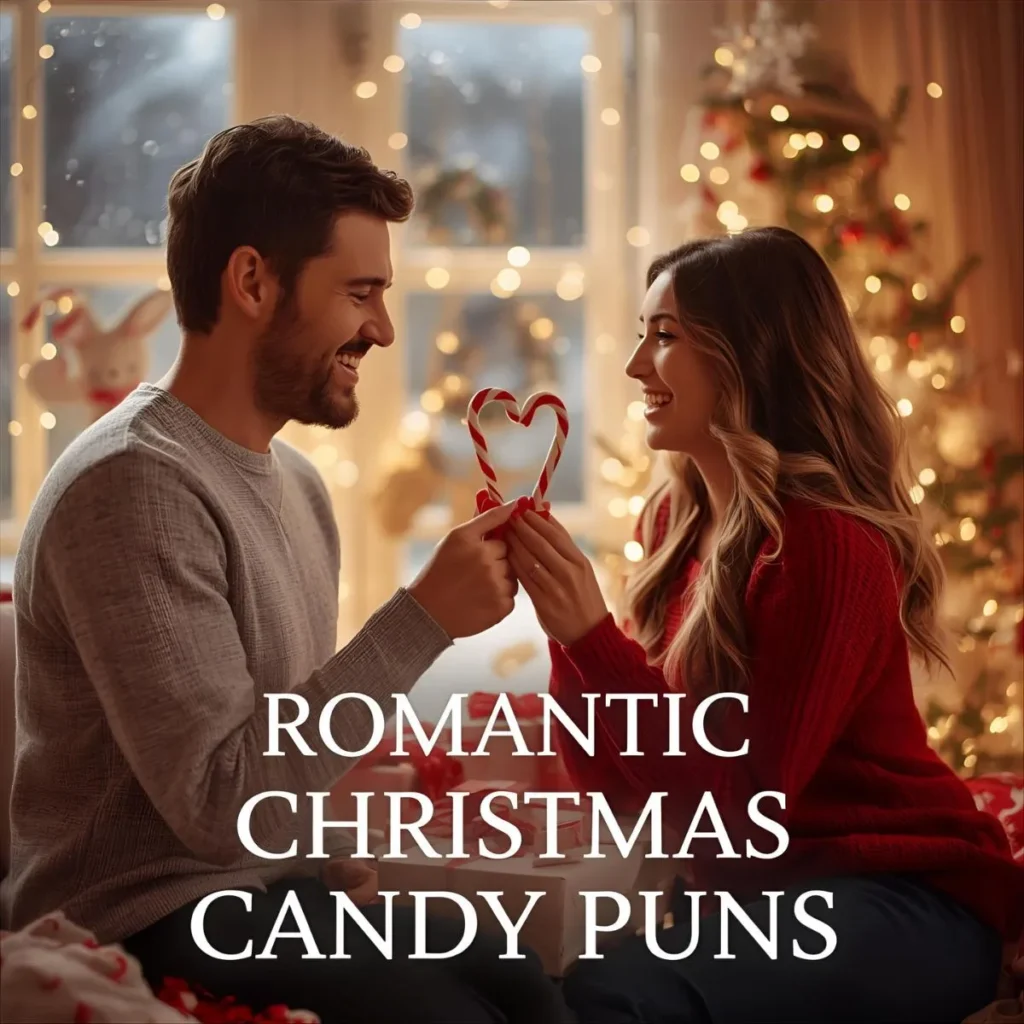 Romantic Christmas Candy Puns 