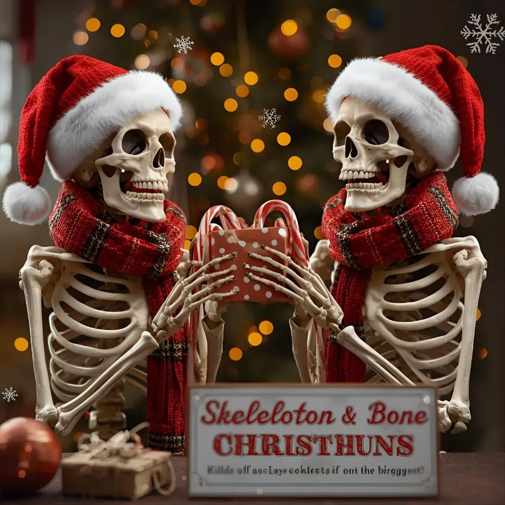 Skeleton & Bone Christmas Puns
