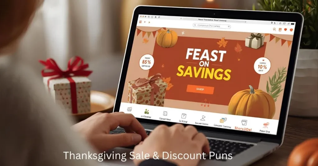 Thanksgiving Sale & Discount Puns 