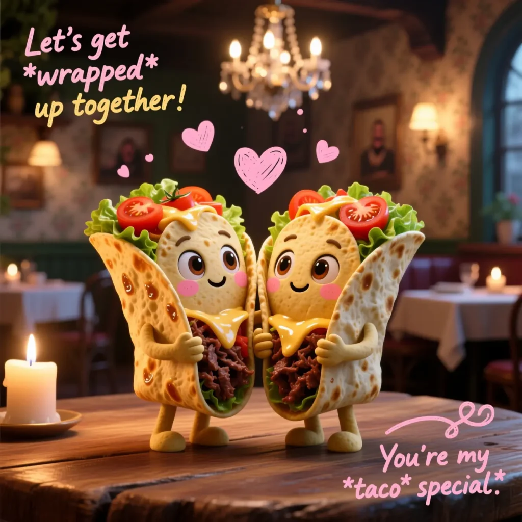 Romantic Taco Love Puns