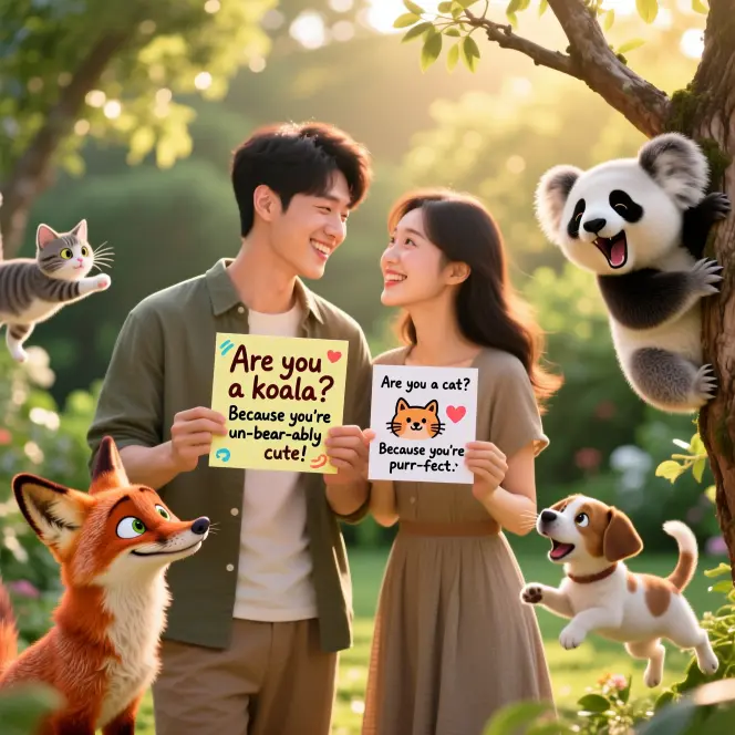 Animal-Themed Pick-Up Line Puns 