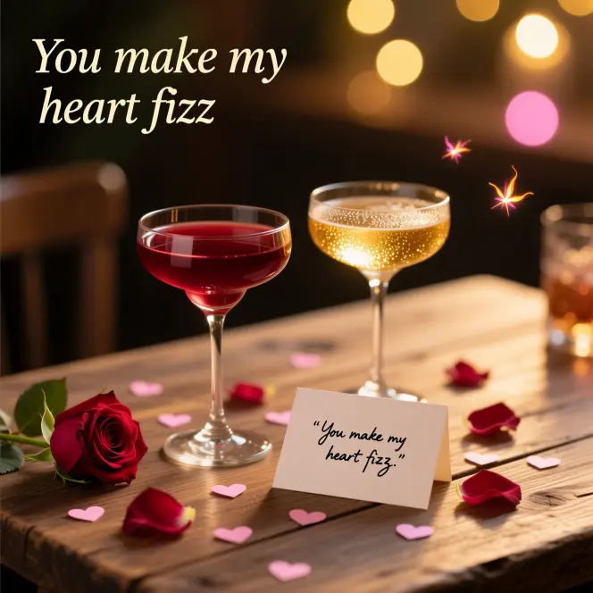 Clever Alcohol Valentines Puns