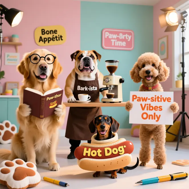 Clever & Wordplay Dog Puns