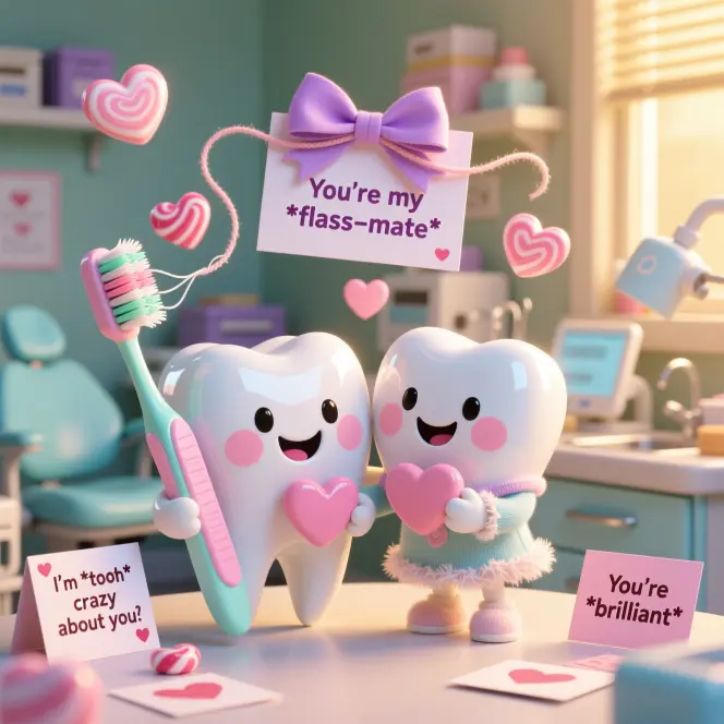Cute Dental Valentine’s Day Puns