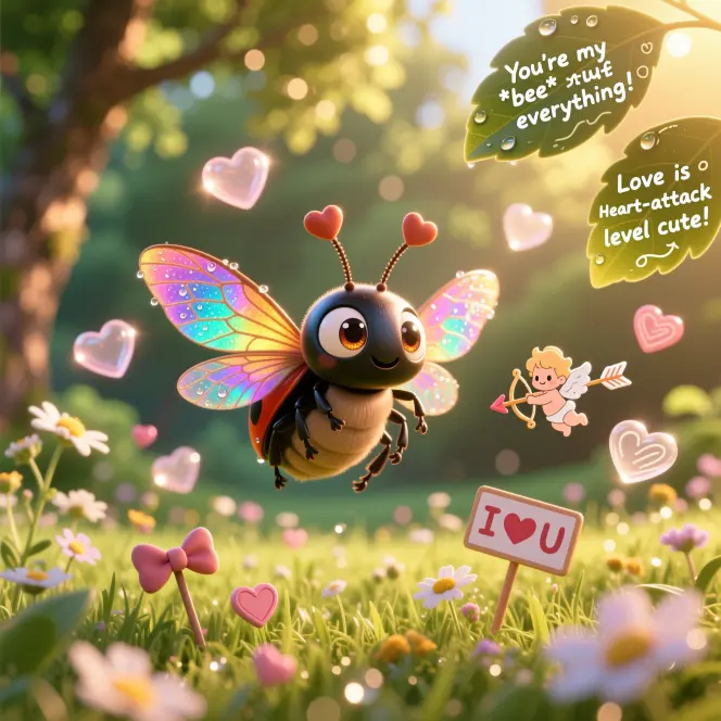 Cute Love Bug Puns
