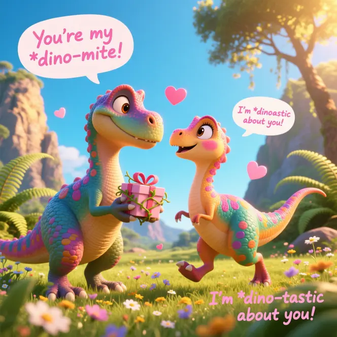  Dino Love Puns for Instagram