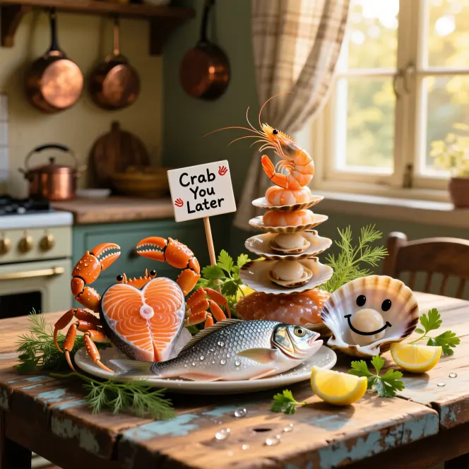 Food & Seafood Fish Puns