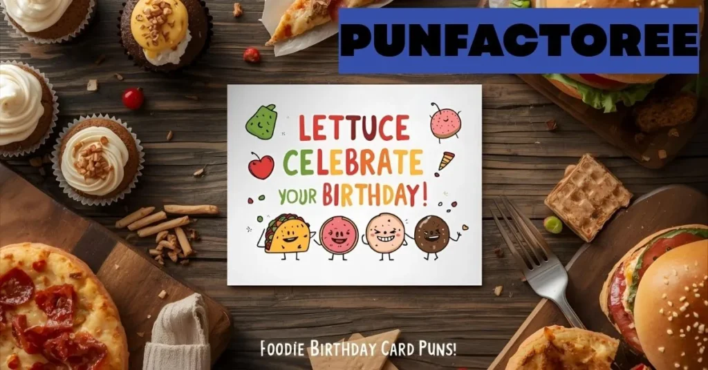 Foodie Birthday Card Puns 