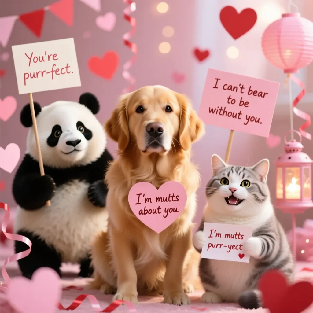 Funny Animal Valentine Puns