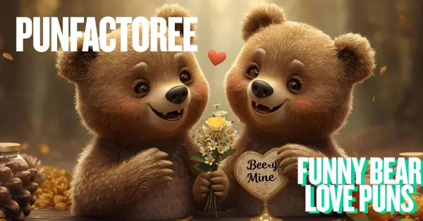 Funny Bear Love Puns