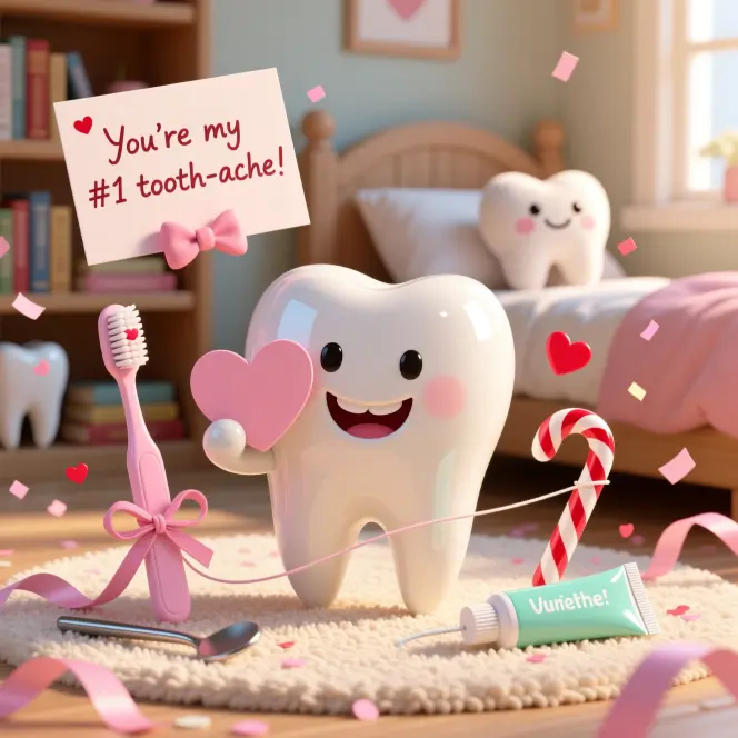 Funny Dental Valentine’s Puns