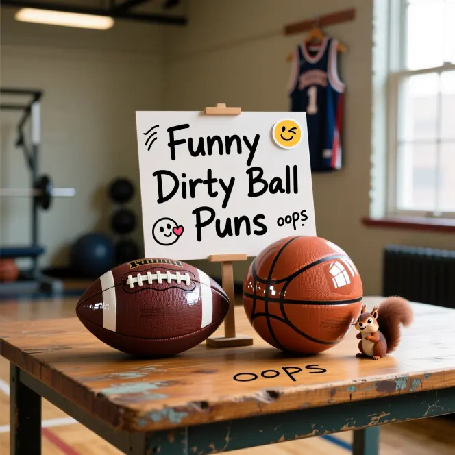 Funny Dirty Ball Puns