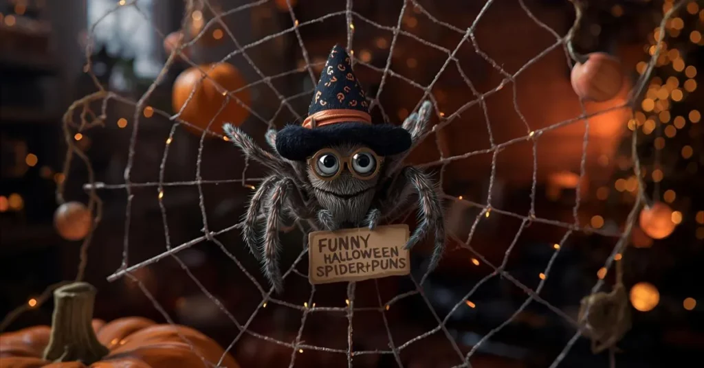 Funny Halloween Spider Puns 