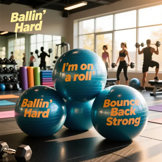 Gym & Workout Ball Puns 