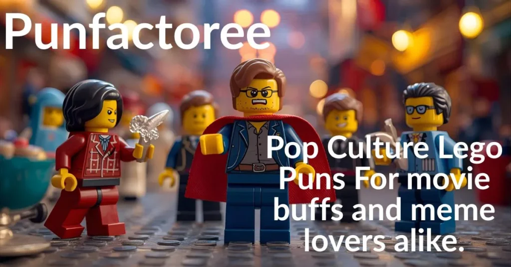 Pop Culture Lego Puns For movie buffs and meme lovers alike.