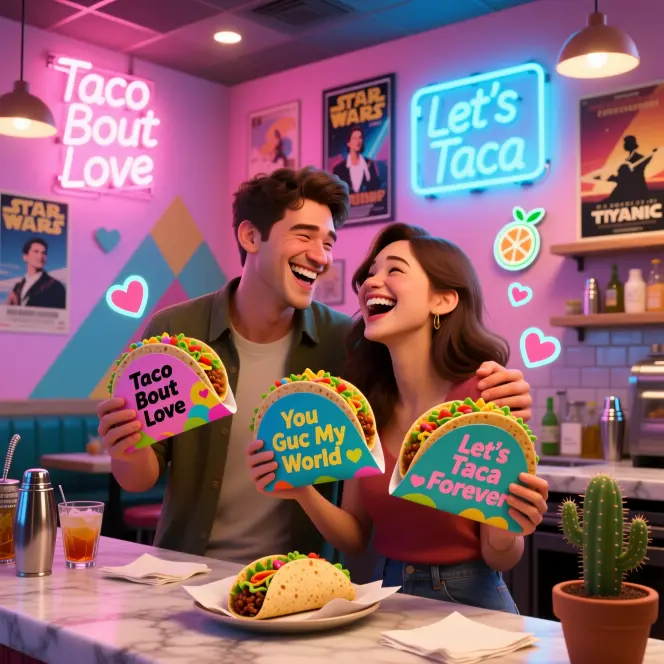 Pop Culture Taco Love Puns