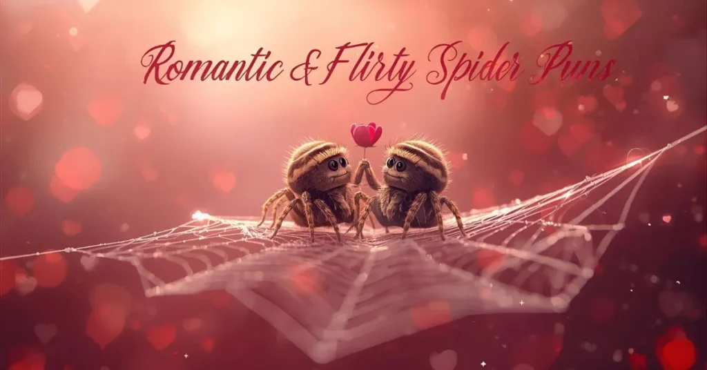 Romantic & Flirty Spider Puns