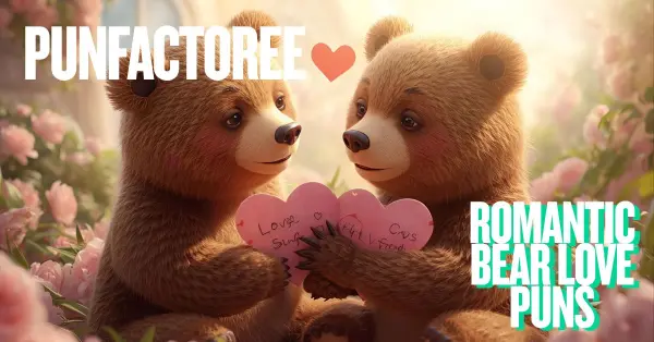 Romantic Bear Love Puns