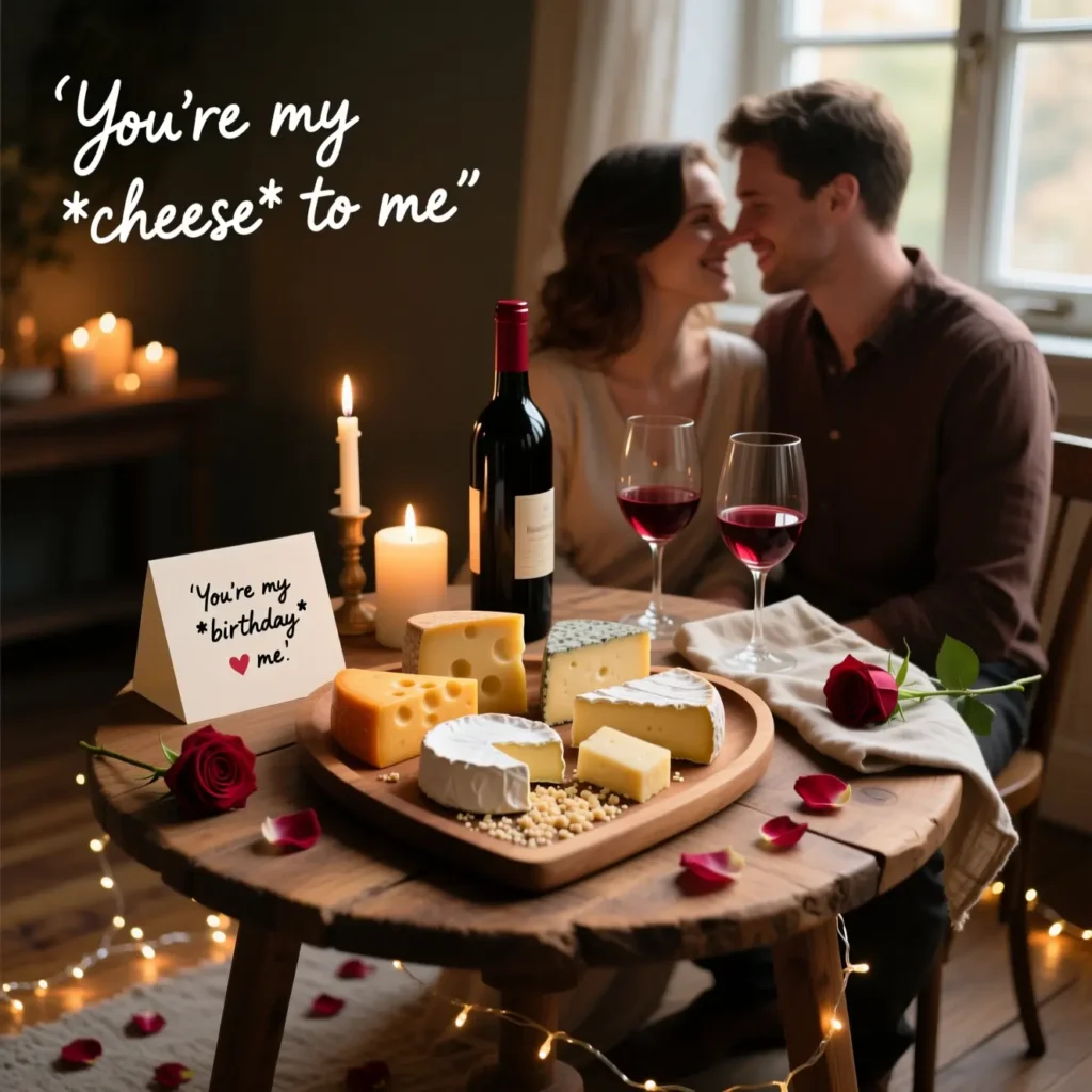 Romantic Cheese Puns for Birthdays
