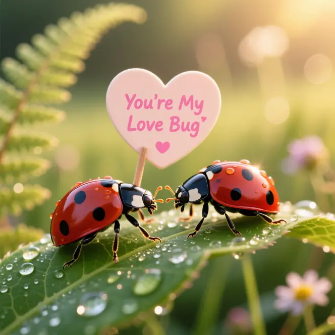 Romantic Love Bug Puns