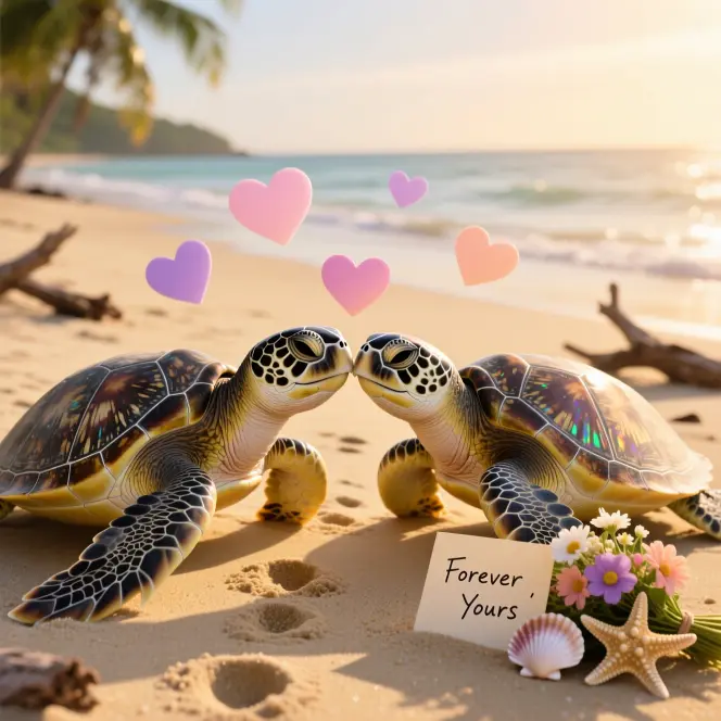 Romantic Turtle Love Puns