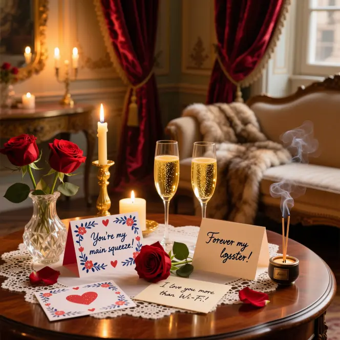 Romantic Valentine Card Puns 