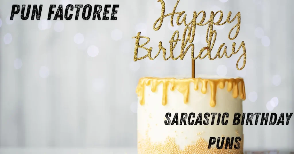 Sarcastic Birthday Puns s