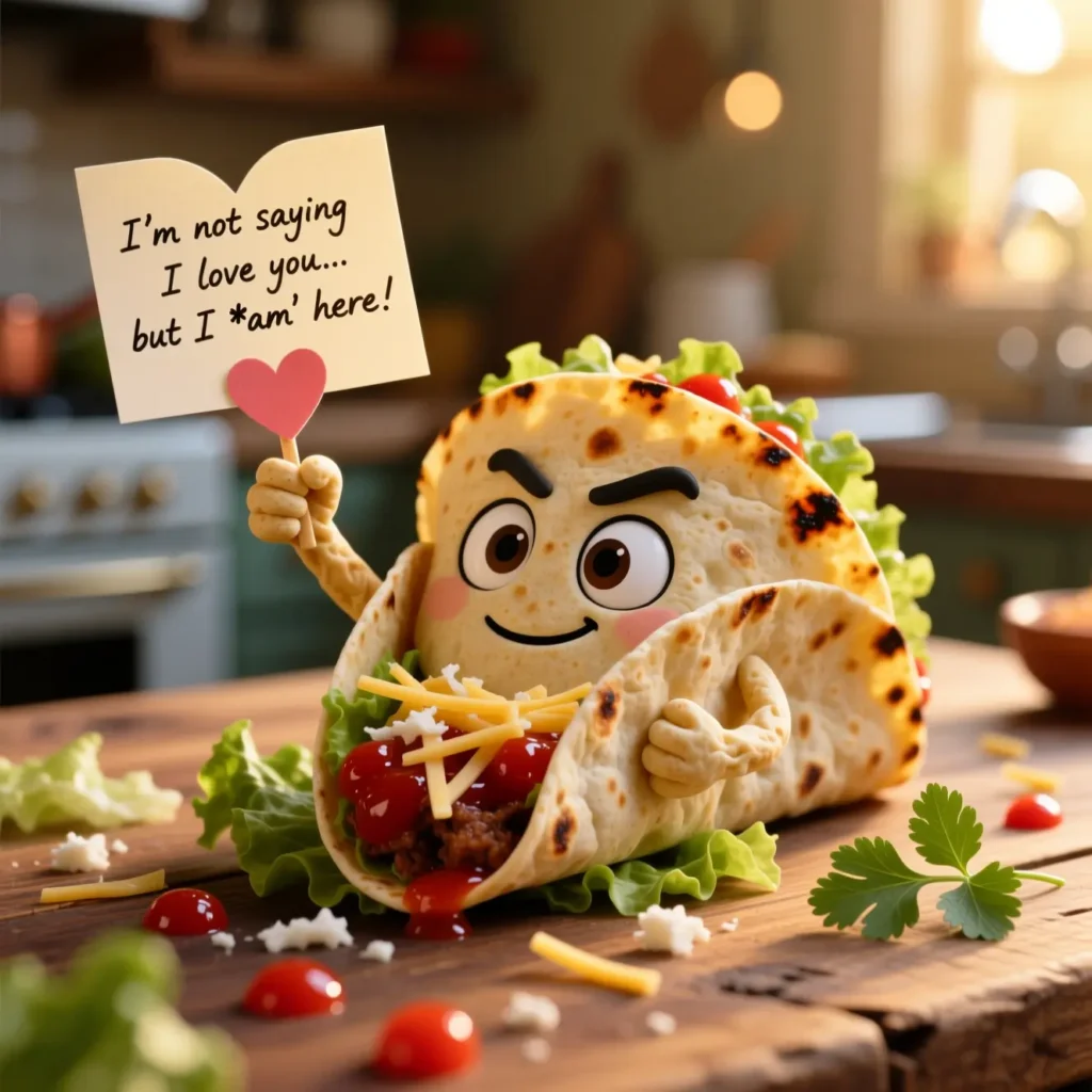 Sarcastic Taco Love Puns
