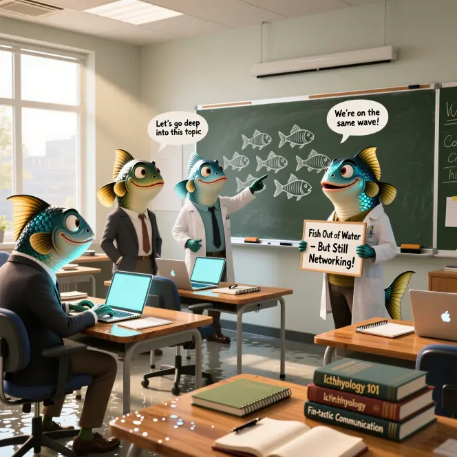 Work/School Fish Puns