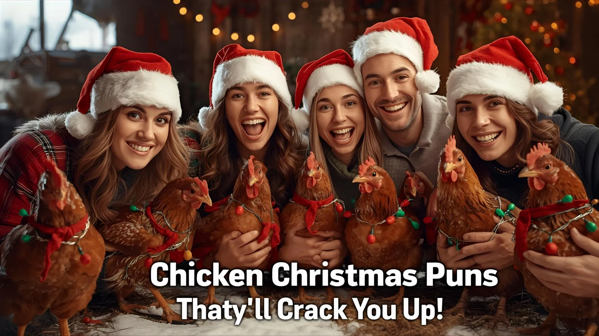chicken christmas puns