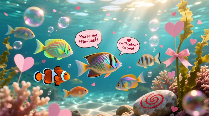 fish valentine puns