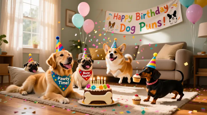 happy birthday dog puns