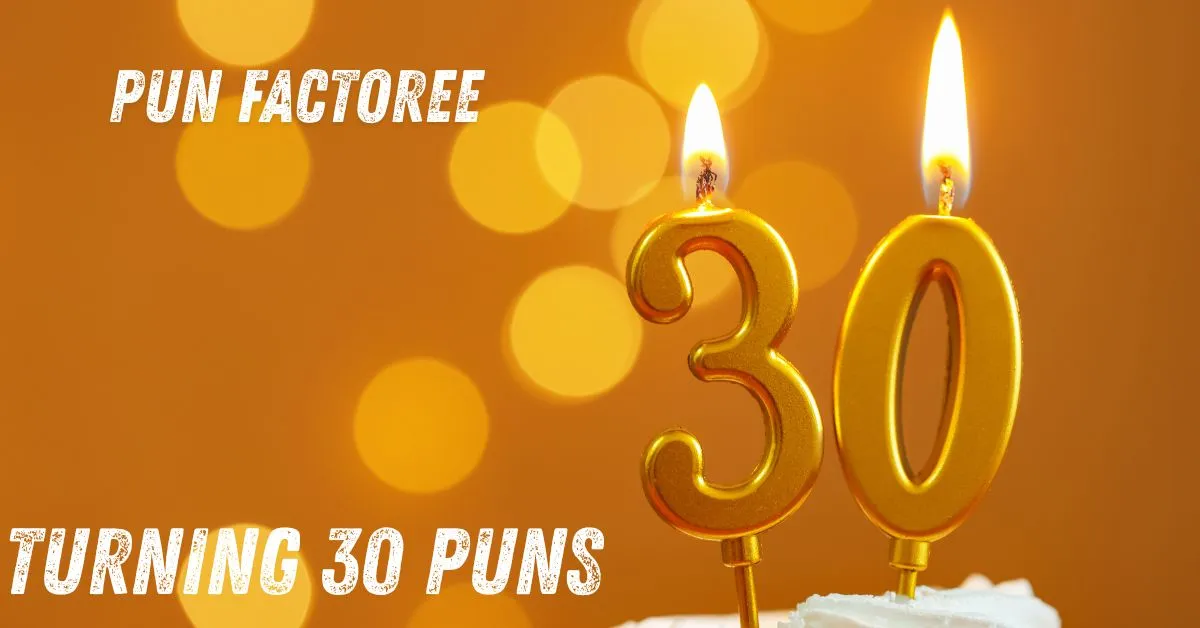 turning 30 puns