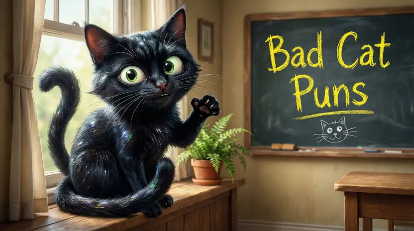 Bad Cat Puns
