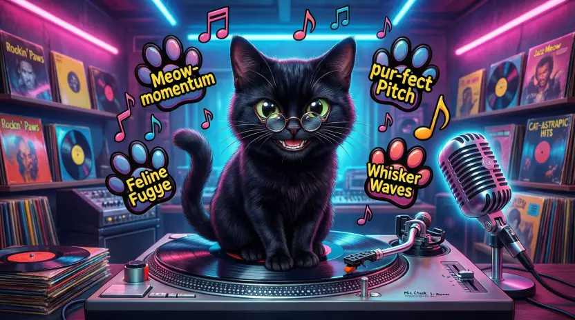 cat music puns