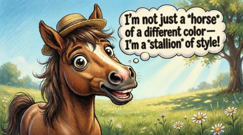 Horse Puns Captions