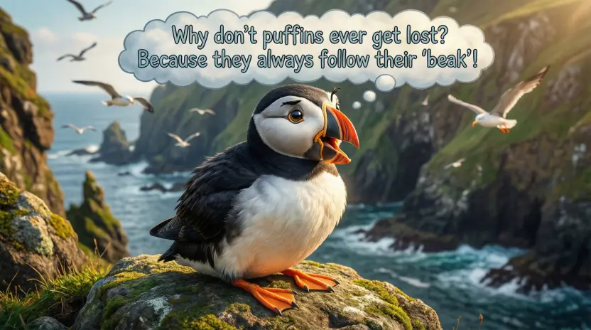 puffin puns